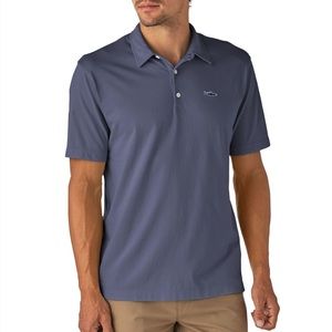 PATAGONIA MEN'S POLO-TROUT FITZ ROY Dolomite Blue
